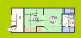 協和ハウス【1階】の間取り