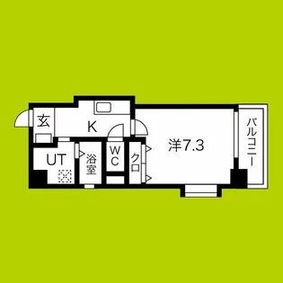 j cypress【6階】の間取り