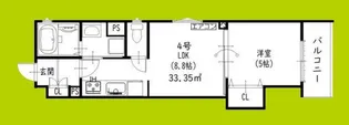 ラモーナ出口【2階】の間取り