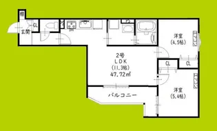 ラモーナ出口【3階】の間取り