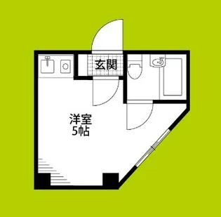 大宝 大手前ロイヤルハイツ【4階】の間取り
