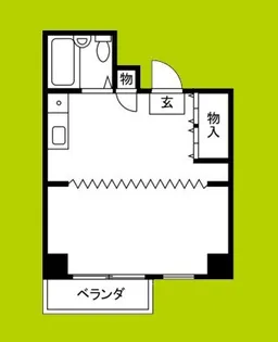 クローバーハイツマキノ【4階】の間取り