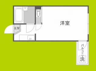 旭グランドハイツ【3階】の間取り