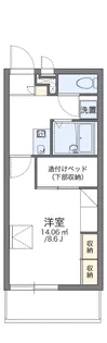 レオパレスプレステージ【3階】の間取り