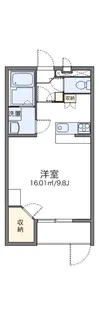 レオパレス島之内【1階】の間取り