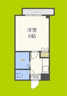 ウエルネス上本町【5階】の間取り