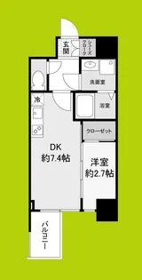 セレニテ谷町四丁目アリエ【9階】の間取り