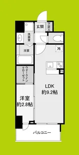 セレニテ谷町四丁目アリエ【7階】の間取り