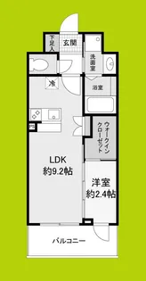 セレニテ谷町四丁目アリエ【8階】の間取り