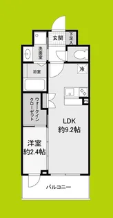 セレニテ谷町四丁目アリエ【8階】の間取り