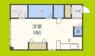 サンキャッスル春日出【2階】の間取り