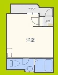 アヴァンセ天王寺【6階】の間取り