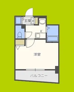エスリード東梅田【7階】の間取り