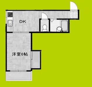 シティコーポアビコ【4階】の間取り