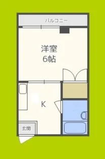 オーシャンハイツ【1階】の間取り