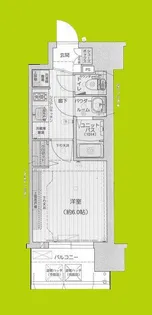 プレリス阿波座Bloom【2階】の間取り