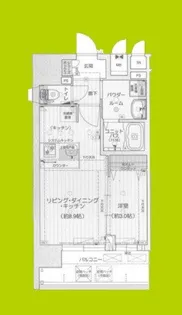プレリス阿波座Bloom【12階】の間取り