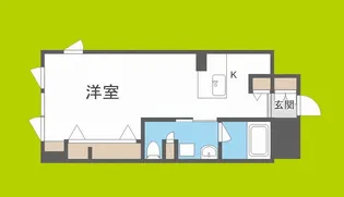 RIDGE北堀江(旧ルクレ北堀江)【8階】の間取り