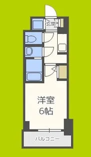 S-RESIDENCE南堀江【8階】の間取り