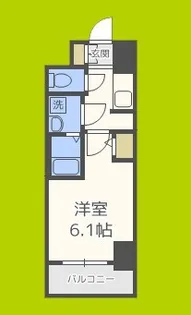 S-RESIDENCE南堀江【13階】の間取り