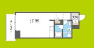 南堀江アパートメントシエロ【13階】の間取り