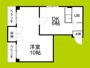 サンピアレス都島【6階】の間取り
