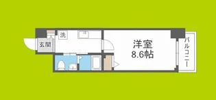 JINO新町【5階】の間取り