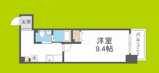 JINO新町【9階】の間取り