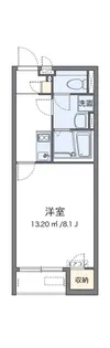 クレイノOakcourt長橋II【1階】の間取り
