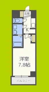 アーデンタワー西本町【6階】の間取り