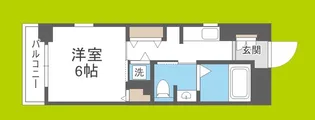 CITY SPIRE靭公園【10階】の間取り