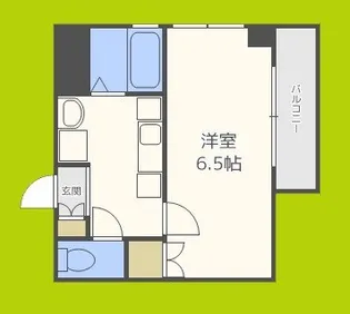 みおつくし堂島【7階】の間取り
