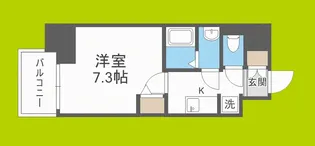WORVE大阪本町【10階】の間取り