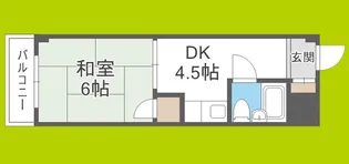 ヒカリ617【3階】の間取り
