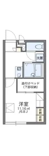 レオパレスHaruhi【2階】の間取り