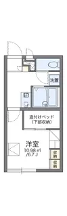レオパレスHaruhi【1階】の間取り