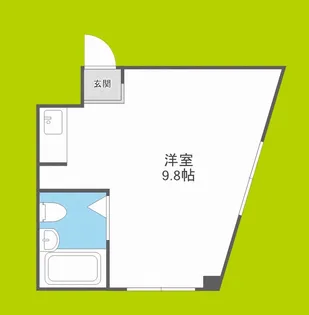 スター21巽南【1階】の間取り