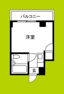メゾンドアムール鶴橋【4階】の間取り