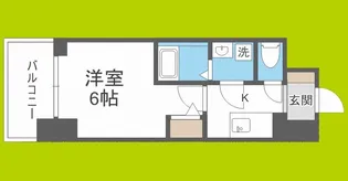 エスリードレジデンス大阪本町【12階】の間取り
