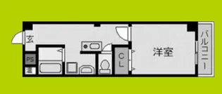 ブルーノ長堀【4階】の間取り
