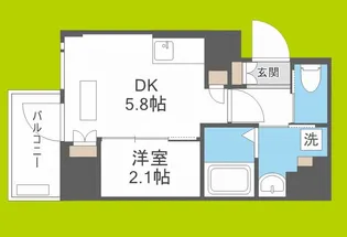 ソルテラス阿波座ウィズ【10階】の間取り