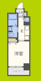 CITY SPIRE靭公園【10階】の間取り