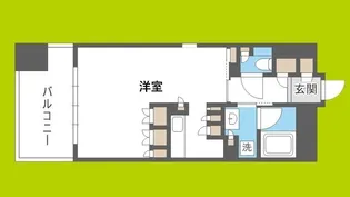 ガリレイ新町【7階】の間取り