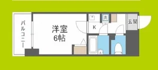 リーガル西天満【2階】の間取り