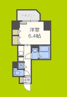 W-STYLE難波【5階】の間取り