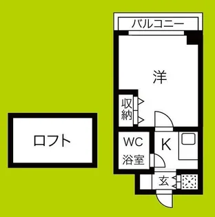シティパレス朝潮橋P3【6階】の間取り
