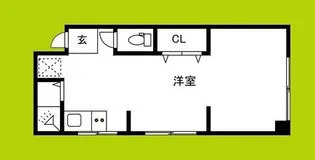 ハイツフルネス【4階】の間取り