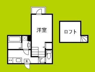 Avenir野江内代【1階】の間取り