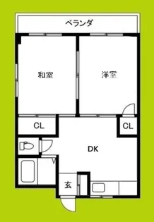 相原マンション【4階】の間取り