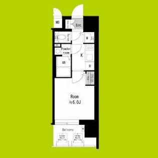 エスリード大阪エヴォルツ【2階】の間取り